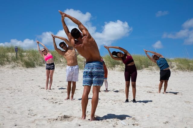 Beach Yoga Experience in Miami Beach - Photo 1 of 16